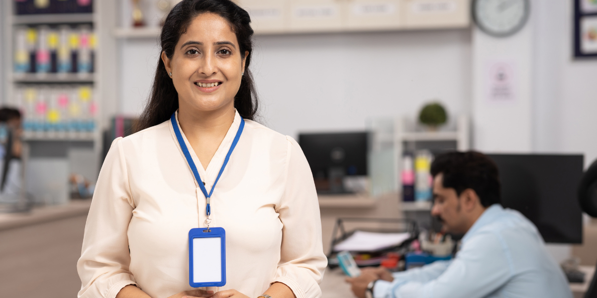 Happy MSME business owner after successful collateral-free loan approval